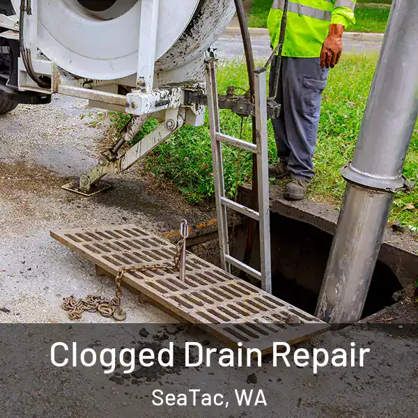  Clogged Drain Repair SeaTac, WA